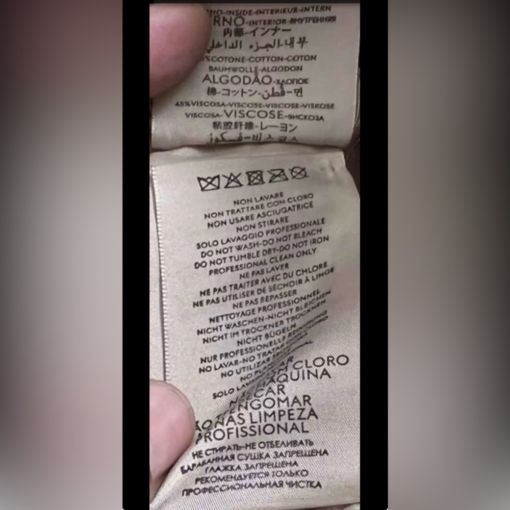 Gucci GG Monogram Bucket Hat Large Wide Brim Jacquard Beige Tan Canvas Sun Beach - Picture 16 of 16